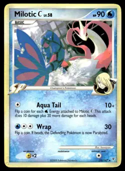 Pokemon TCG Milotic C Platinum - Supreme Victors #35 Basic/Rare - Image 1