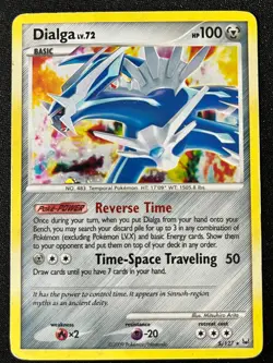 Pokemon TCG 2009 Dialga Lv. 72 5/127 Holo Rare - Platinum - Ungraded - Image 2