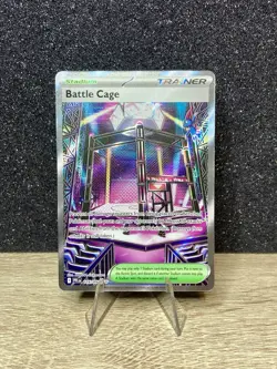 Battle Cage (116/094) ~ Mint/NM [Phantasmal Flames 2025] Full Art Pokemon TCG - Image 1