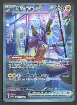 Pokemon TCG: Miraidon ex 244/198 Scarlet & Violet Base Special Illustration Rare - Image 1