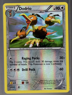 Dodrio 100/135 Reverse Holo Rare Plasma Storm Pokemon TCG Near Mint - Image 1