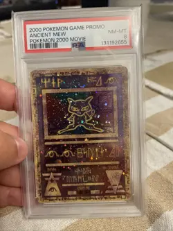 2000 Pokemon Game Promo Ancient Mew Pokemon 2000 Movie PSA 8 - Image 1