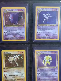 1st Edition Fossil 100% Complete Master Set 62/62 1999 Pokemon NM Condition! - Image 2