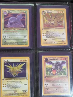 1st Edition Fossil 100% Complete Master Set 62/62 1999 Pokemon NM Condition! - Image 3