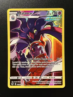 Malamar TG06/TG30 Pokemon Silver Tempest Trainer Gallery Holo Ultra Rare - Image 1