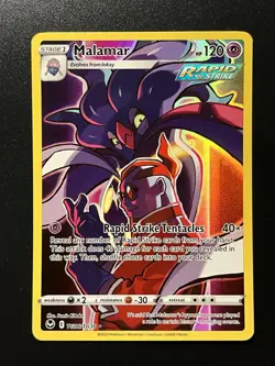 Malamar TG06/TG30 Pokemon Silver Tempest Trainer Gallery Holo Ultra Rare - Image 2