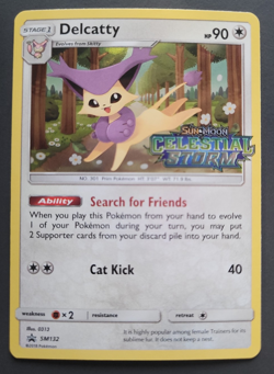 Pokemon - Delcatty SM132 - Sun & Moon Celestial Storm Stamped Promo NM - Image 1
