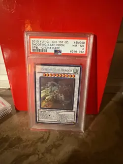 Yu-Gi-Oh! Shooting Star Dragon - Ghost Rare 1st Edition - PSA 8 - STBL - Image 1