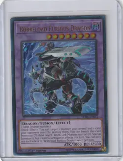 Yugioh SDRR-EN042 Borreload Furious Dragon - Ultra Rare 1st Edition - Image 1