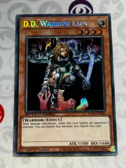 D.D. Warrior Lady - SGX1-ENE04 - Secret Rare - Speed Duel (NM) - Yugioh - Image 1