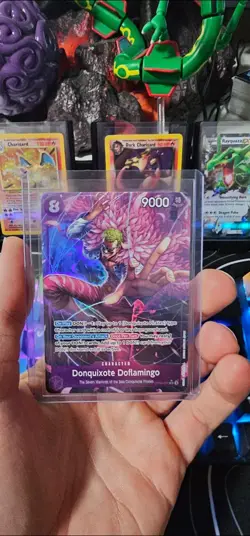 One Piece TCG English OP10-071 Donquixote Doflamingo Alt Art SR - Mint Condition - Image 1