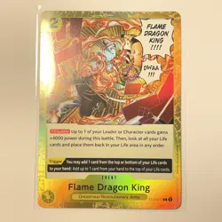 Flame Dragon King ST13-017 The Three Brothers Foil One Piece Card Game English - Image 1