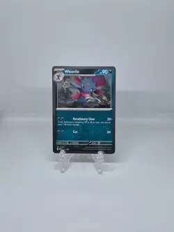 021 WEAVILE | COSMOS HOLO BLACK STAR PROMO | PHANTASMAL FLAMES POKEMON CARD - Image 1