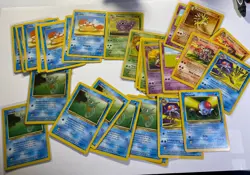 Pokemon Fossil Mixed Card Lot Of Commons (1999 WOTC) - Image 1
