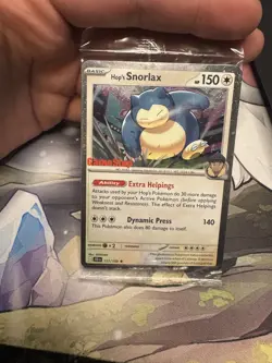 DOUBLE SWIRL Pokemon Hop's Snorlax Card 117/159 GameStop Promo Sealed UK SELLER - Image 2