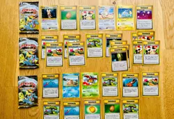 POKEMON JAPANESE NEO GENESIS VINTAGE BOOSTER PACKS X 58 CARD FROM 6 OPEN PACKS - Image 2
