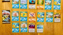 POKEMON JAPANESE NEO GENESIS VINTAGE BOOSTER PACKS X 58 CARD FROM 6 OPEN PACKS - Image 4