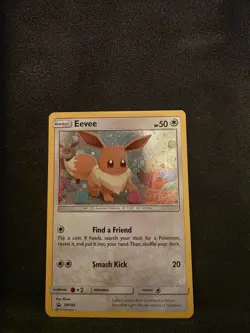Pokemon Ungraded TCG Card - 2019 Basic Eevee SM184 LP - Image 1