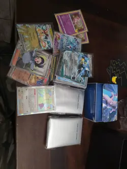 85 Pokemon Holo card Lot With 25th Anniversary Etb Box And Pokemon GO Deck Box - Image 2