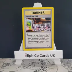 Moo-Moo Milk 101/111 Neo Genesis Set Pokemon Trainer Card WOTC - Image 1