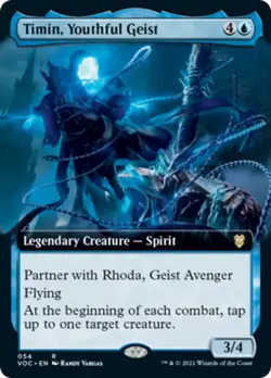 Timin, Youthful Geist (Extended Art) Innistrad: Crimson Vow Commander PLD - Image 1