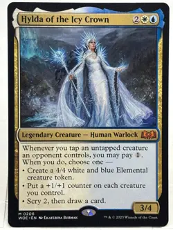 Hylda Of The Icy Crown NM/M* Wilds Of Eldraine ENGLISH 0206 mtg -UnltdCards - Image 1