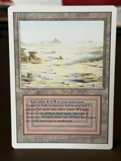Magic the Gathering Badlands Revised Edition NM - Image 2