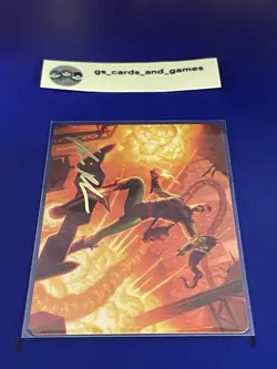 Green Goblin, Revenant 27/54 Gold Signature Stamped Art Series: Spiderman MTG - Image 1