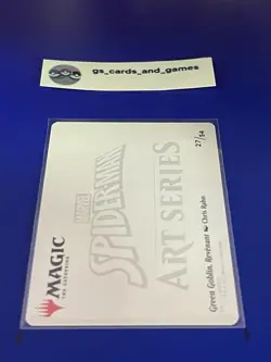 Green Goblin, Revenant 27/54 Gold Signature Stamped Art Series: Spiderman MTG - Image 2