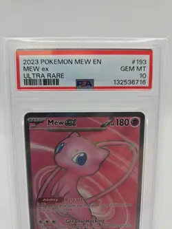 2023 Pokemon Mew En-151 Mew Ex #193/165 PSA 10 GEM MINT NEW - Image 2