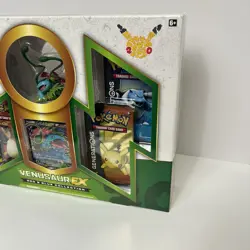 New Sealed Pokemon 20th Anniversary Venusaur EX Red & Blue Collection Box MINT - Image 2