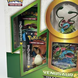 New Sealed Pokemon 20th Anniversary Venusaur EX Red & Blue Collection Box MINT - Image 5