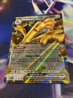 Pokemon TCG Gholdengo ex 139/182 Double Rare Paradox Rift NM/M - Image 2