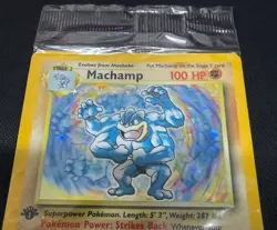 POKEMON TCG MACHAMP 1ST EDITION 8/102 RARE HOLO BASE SET NEW AND FACTORY SEALED - Image 3