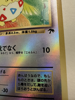Togepi Southern Islands Japanese Reverse Holofoil Pokemon TCG - Image 2