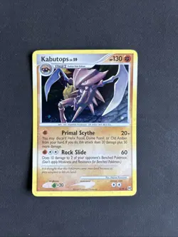 Pokemon TCG Kabutops Platinum Arceus 4/99 Holo Holo Rare 2009 Nintendo - LP+ - Image 1
