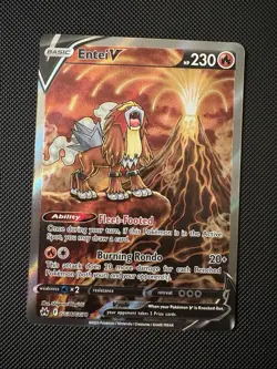 Entei v Crown Zenith Galarian Gallery Holo Ultra Rare Pokemon TCG GG36/GG70 NM - Image 1