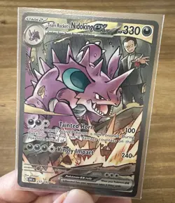 Pokemon TCG Team Rocket’s Nidoking EX 233/182 Destined Rivals SIR NM/M - Image 1