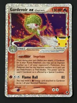 Gardevoir EX 93/101 Pokemon Celebrations Classic Collection Holo LP - Image 1