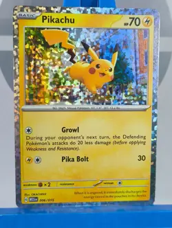 Pikachu - Mcdonald's Promo - 2023 - 006/015 - Holo Promo - Pokemon TCG - Image 4