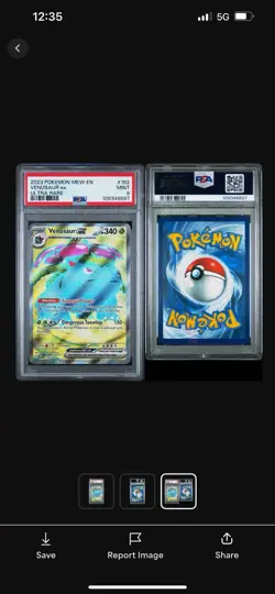 2023 POKEMON MEW EN-151 ULTRA RARE #182 VENUSAUR EX PSA 9 - Image 3