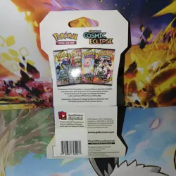 Pokemon 2019 Sun & Moon Cosmic Eclipse Sleeved Booster Pack Togepi Igglybuff Art - Image 2