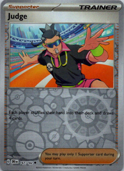 Judge 167/182 Reverse Holo Uncommon - Pokemon Destined Rivals NM - Image 1