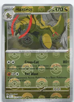 Haxorus (Poke Ball Pattern) 070/086 Rare Holo SV: Black Bolt NM Pokemon - Image 1