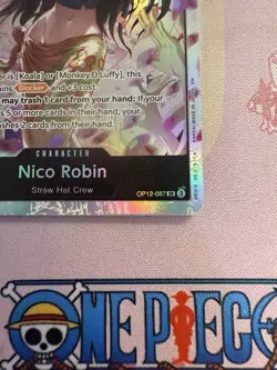 Nico Robin OP12-087 One Piece Legacy of the Master Foil ENGLISH SR - Image 3