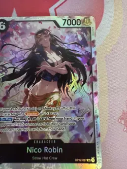 Nico Robin OP12-087 One Piece Legacy of the Master Foil ENGLISH SR - Image 4