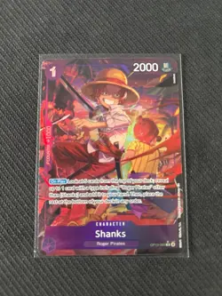 One Piece Shanks (Alt Art) OP13-065 R Carrying on His Will English - Image 1