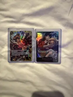 One Piece Monkey D Luffy - OP10-118 SEC Royal Blood ENG & Luffy Alt Art St08-001 - Image 1