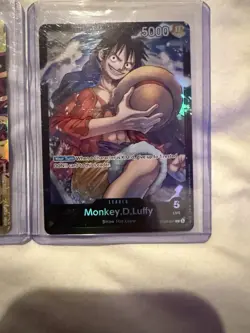One Piece Monkey D Luffy - OP10-118 SEC Royal Blood ENG & Luffy Alt Art St08-001 - Image 3