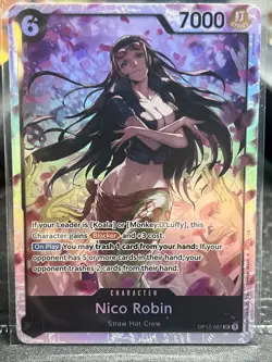 One Piece CCG - Nico Robin OP12-087 SR - Legacy of the Master English - Image 2